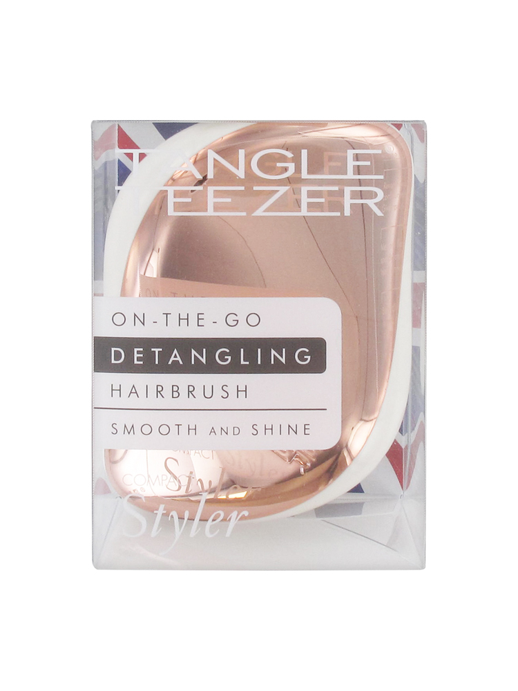 Tangle Teezer Brosse Cheveux Démêlante Compact Styler - Couleur : Rose Gold